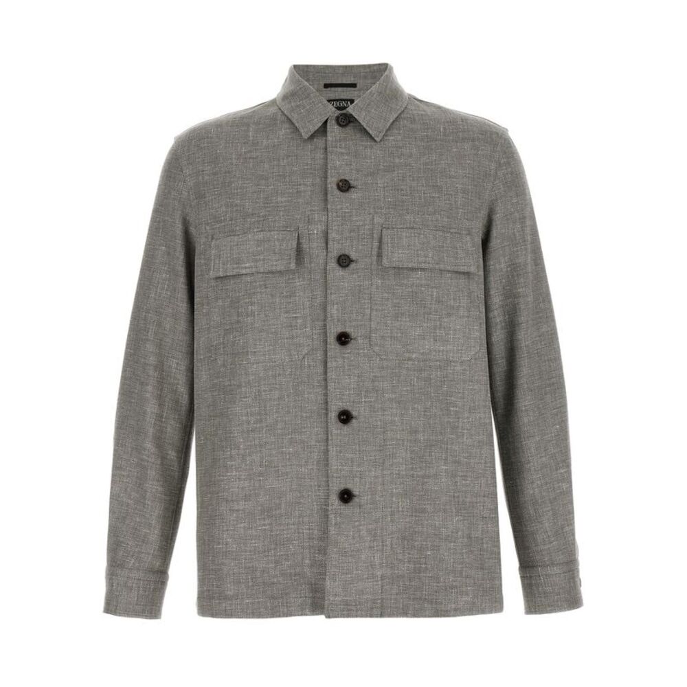 Zegna Men's Crossover Overshirt